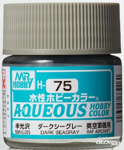 Mr Hobby Dark Seagray paint pot