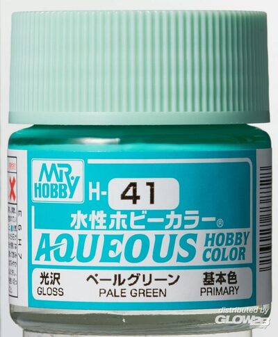 Mr Hobby Pale Green paint pot