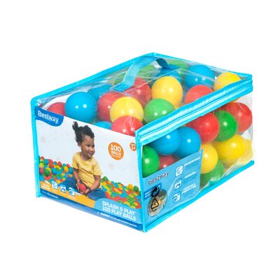Bestway Spielbälle - Splash & Play - 100 Bälle - Durchmesser 5,85 Cm - Multicolor - Image 5