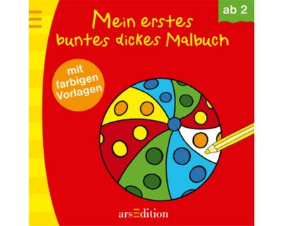 Ars Edition Arsedition 978-3-8458-0442-2 Mein Erstes Buntes Dickes Malbuch - Bild 8