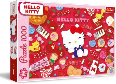 Trefl - Puzzle 1000 Teile, Weihnachtspuzzle,Hello Kitty | Für Kinder und Erwachsene ab 14 Jahren, hochwertige, kreative Unterhaltung, präzise passende Teile - Bild 5