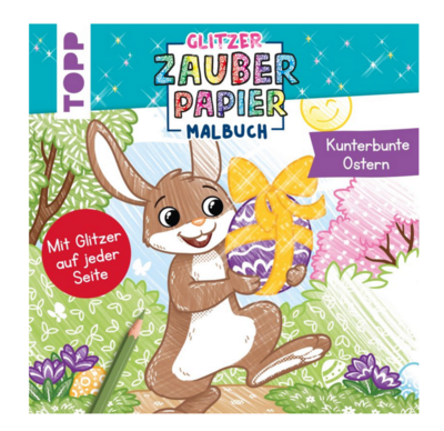 Frechverlag Topp 29153 Glitzer Zauberpapier Malbuch Kunterbunte Ostern - Bild 9