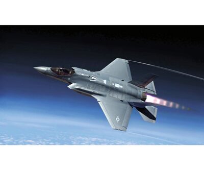 Italeri 2506-1:32 Lockheed F-35A Lighting II Luftfahrt, Grau - Bild 7
