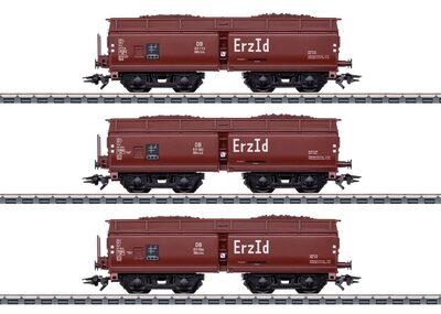 Märklin 46221, 3tlg. Set Erz Id Wagen mit Erzladung, DB, Neu & OVP, H0 AC - Image 9