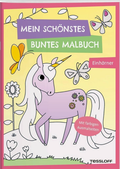 Tessloff 378864518 Mein Schönstes Buntes Malbuch. Einhörner - Bild 5
