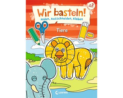 Wir basteln! - Malen, Ausschneiden, Kleben - Tiere: Beschäftigung für Kinder ab 3 Jahre - Bild 4