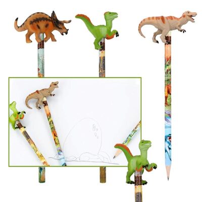 Depesche 12099 Dino World Bleistift Mit Dino-Topper, Sortiert - Image 4