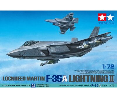 Joom Tamiya Grau 172 Warbird Collection Serie Nr. 92 Lockheed Martin F-35A Lightning Ii, Kunststoffmodell 60792 - Bild 6