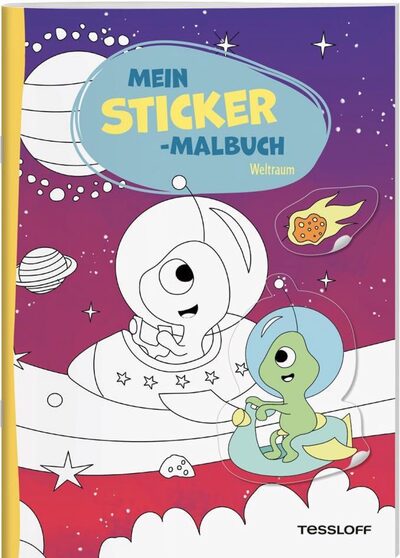 Tessloff Mein Sticker-Malbuch. Weltraum - Bild 4