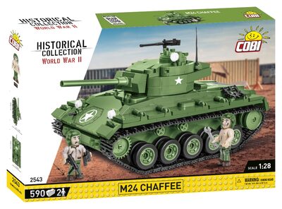 Cobi 2543 Panzer M24 CHAFFEE Bausatz 590 Teile 2 Figuren - Bild 10