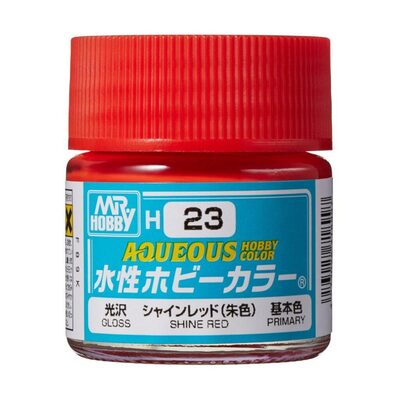 Mr Hobby Shine Red paint pot